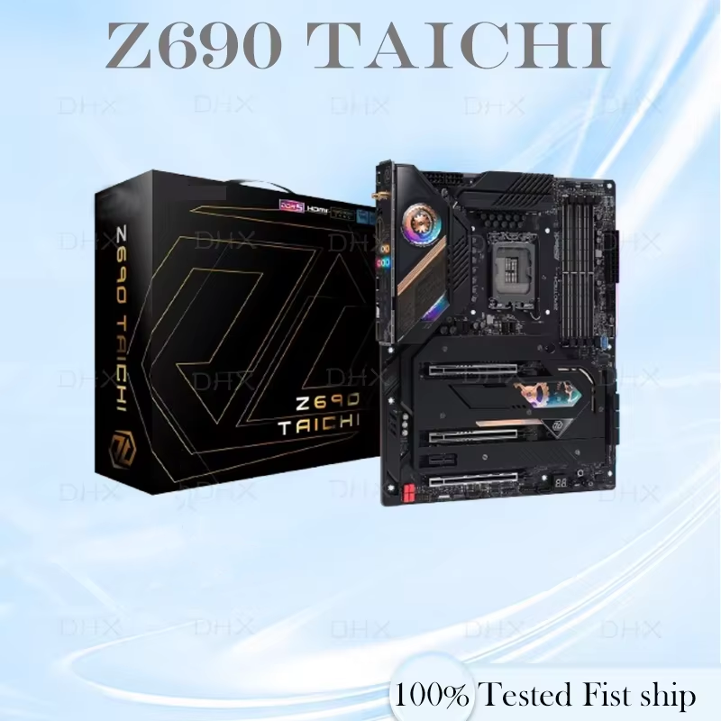 Lga 1700 Ddr5 Itx Motherboard - Placa-Mãe Asrock Z690 TAICHI 192GB HDMI