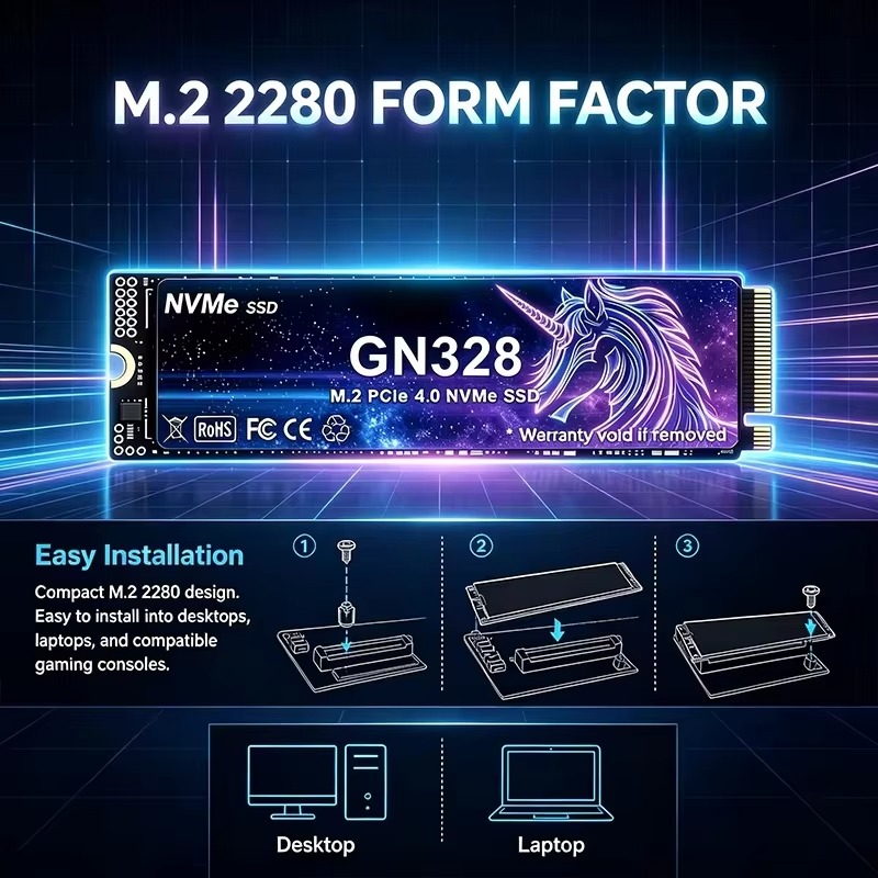 NOVO SSD GN328 M2, disco rígid - M.2 Nvme 4Tb Pcie 4.0 Ssd avaliação e preço