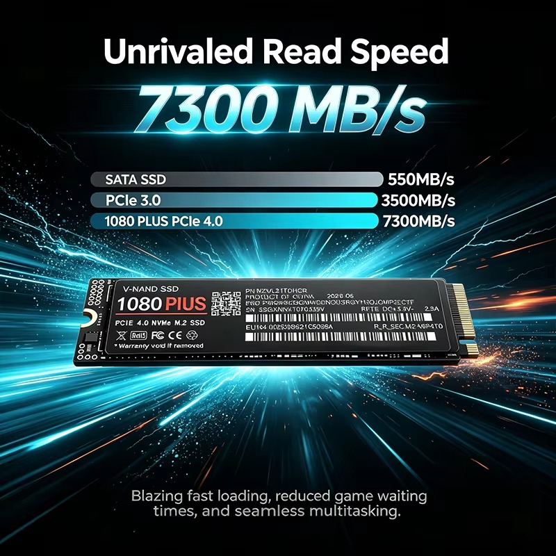 SSD M.2 NVMe para jogos, 1080  - M.2 Nvme 4Tb Pcie 4.0 Ssd avaliação e preço
